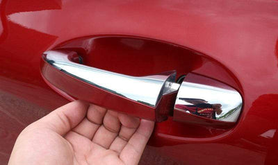 Chrome Door Handle Covers for Mercedes-Benz EQC - PimpMyEV