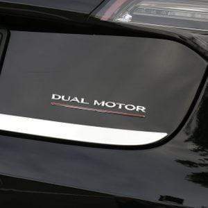 DUAL MOTOR Trunk Badge Emblems for All Teslas (5 color options) - PimpMyEV