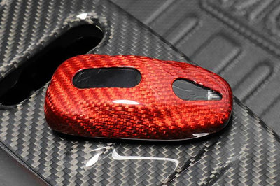 Genuine Carbon Fiber Key Case/Cover for Model 3 (3 colors) - PimpMyEV