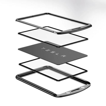 Metal Key Card Holder for Tesla Model 3 & Y V2 - PimpMyEV