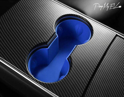 Non-Slip Rubber Insert For Cup Holders for Model Y (4 colors) - PimpMyEV