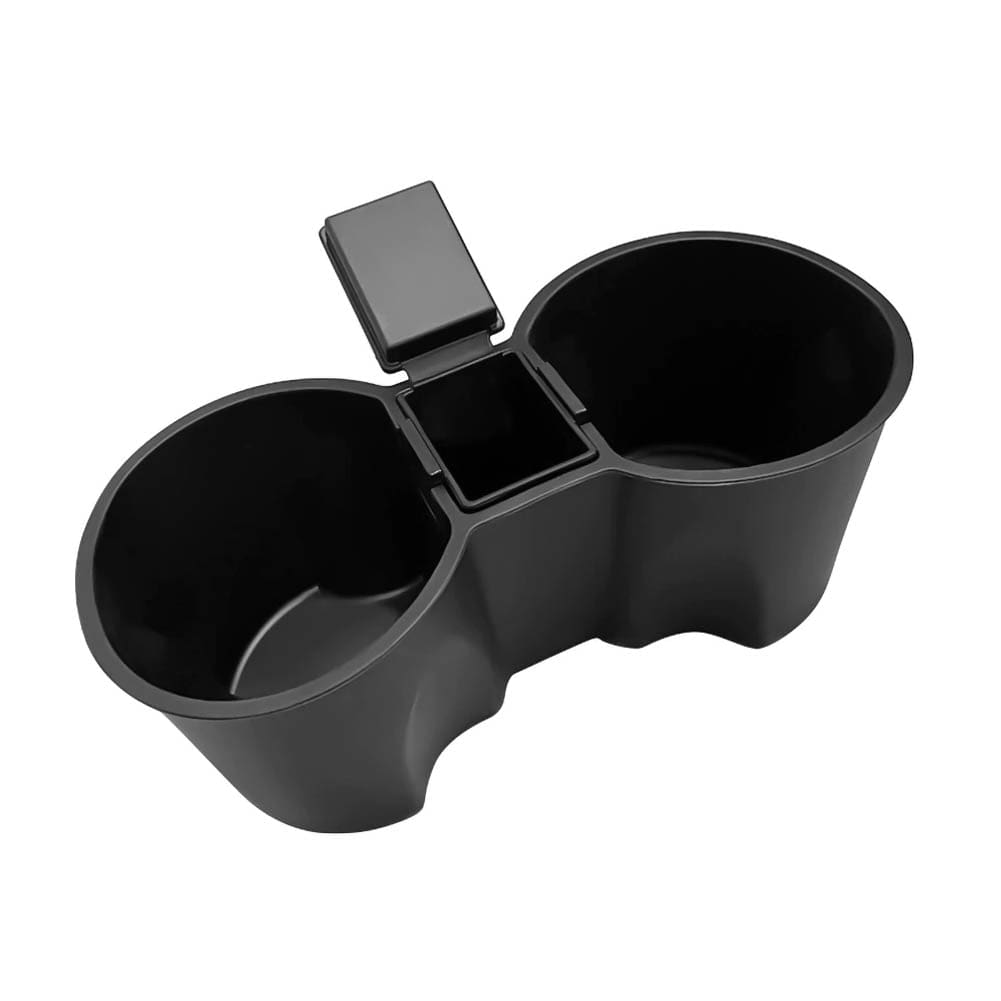 Non-Slip Center Console Cup Holder With Storage Compartment For