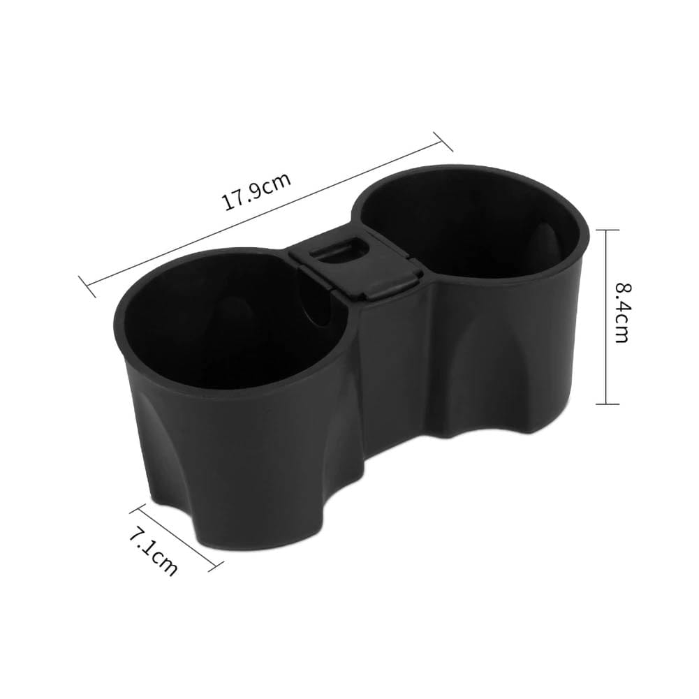 Cup Holder Insert With Storage For Tesla Model Y 2021-2023