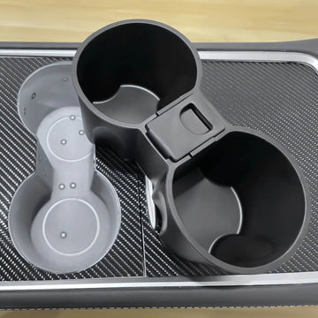 Non-Slip Rubber Insert With Storage For Cup Holders for Model Y 2021-2022 - PimpMyEV