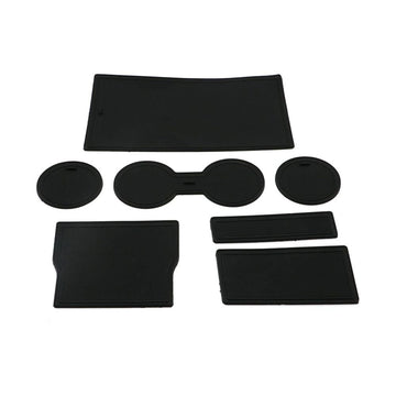 Non-Slip Rubber Mats Dashboard and Cup Holders for Model 3 - PimpMyEV