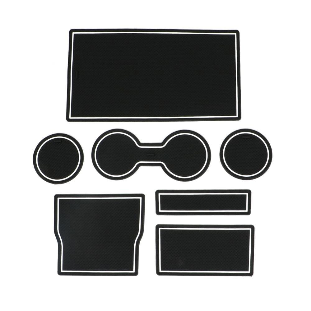Non-Slip Rubber Mats Dashboard and Cup Holders for Model 3 - PimpMyEV