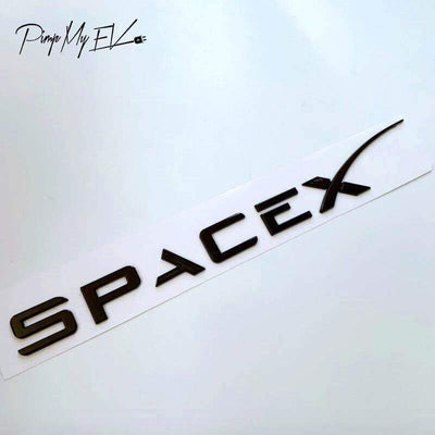 Tesla Space X Emblem Badges Letters (3 options) - PimpMyEV