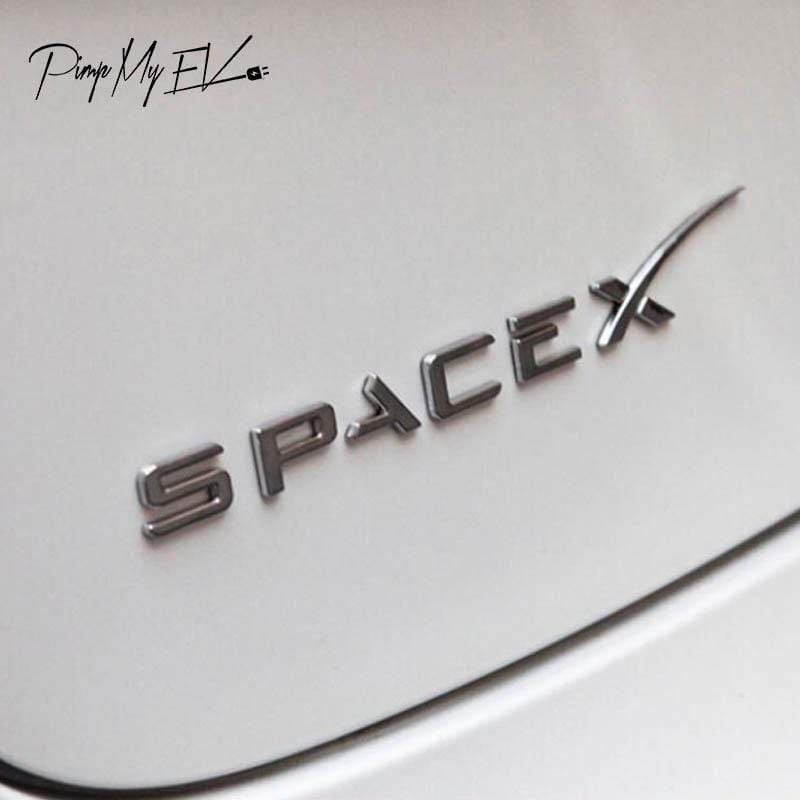 Tesla Spacex Badge