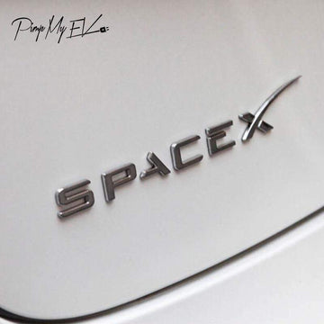 Tesla Space X Emblem Badges Letters (3 options) - PimpMyEV