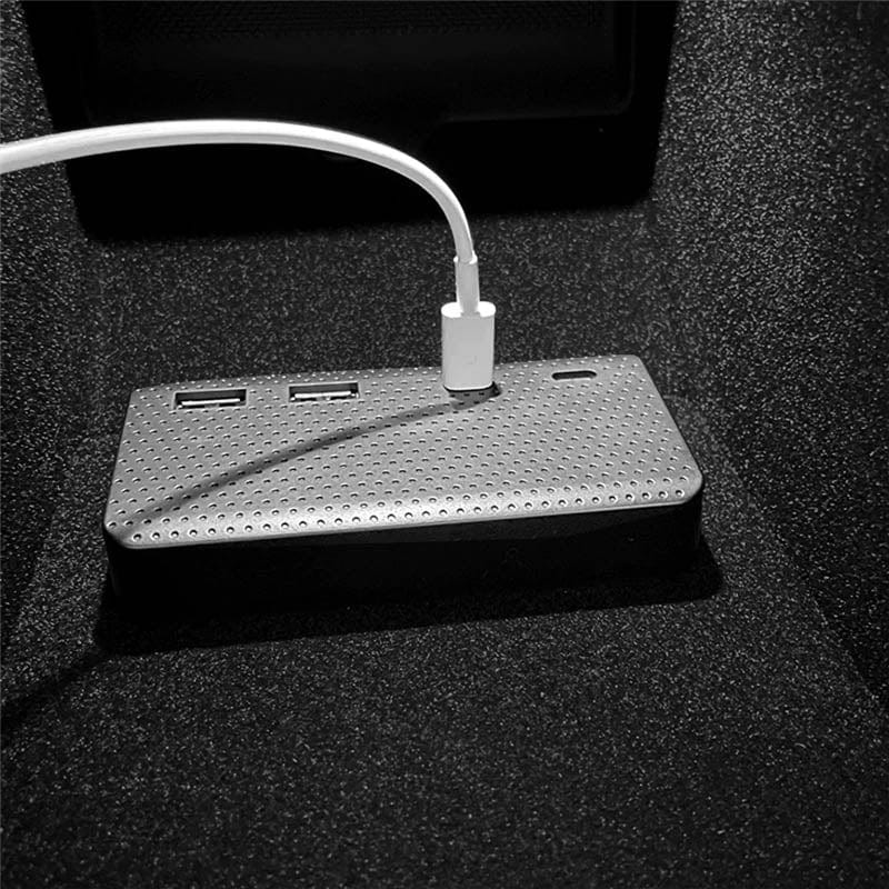 USB Hub Adapter Mit Fast Charge Kabel Für Model 3/Y Zubehör 2021
