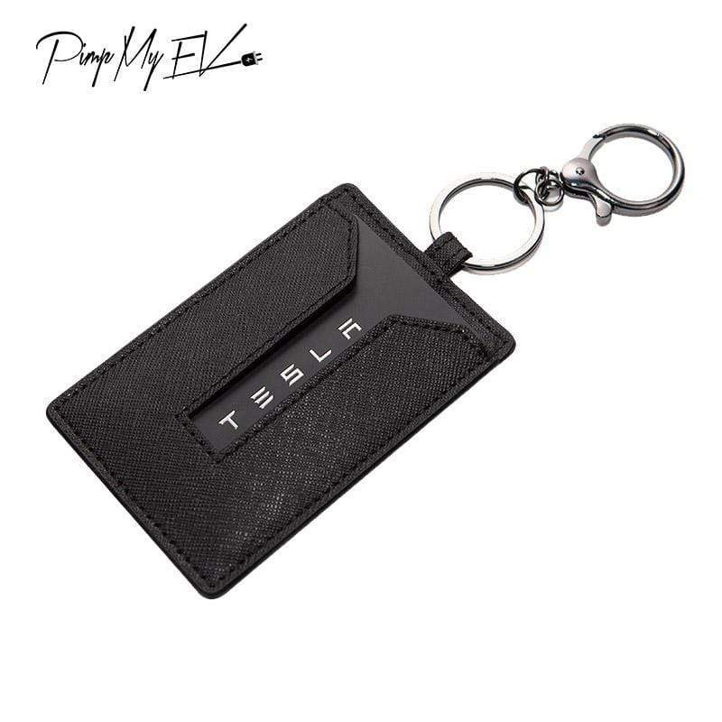 Schlüsselkartenhalter aus veganem Leder für Tesla Model 3 & Y