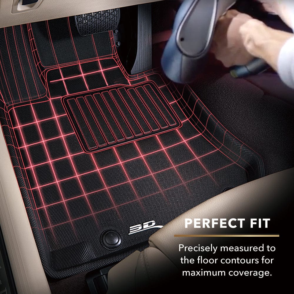 3D MAXpider Custom Fit All-Weather ELEGANT Series LHD Floor Mats For Ford F-150 Lightning 2022-2023 - PimpMyEV