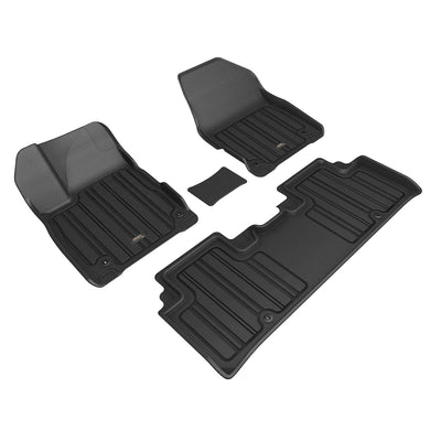 3D MAXpider Custom Fit All-Weather ELITECT Series LHD Floor Mats For KIA EV6 5 SEATS 2023 - PimpMyEV
