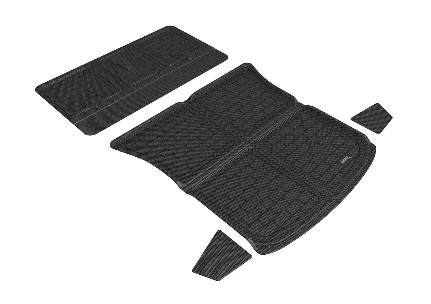 3D MAXpider Maßgeschneiderte Allwetter-Fußmatten der ELEGANT-Serie LHD für Tesla  Model Y 5 SEAT 2021-2023