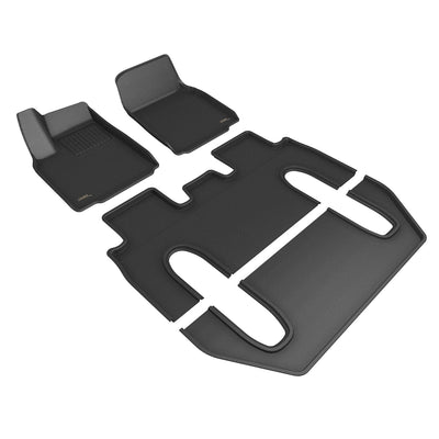 3D MAXpider Custom Fit All-Weather KAGU Series LHD Floor Mats For Tesla Model X 6 SEATS 2022-2023 - PimpMyEV