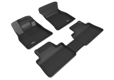 3D MAXpider Custom Fit All-Weather KAGU Series LHD Floor Mats For Audi E-Tron Sportback 2023 - PimpMyEV