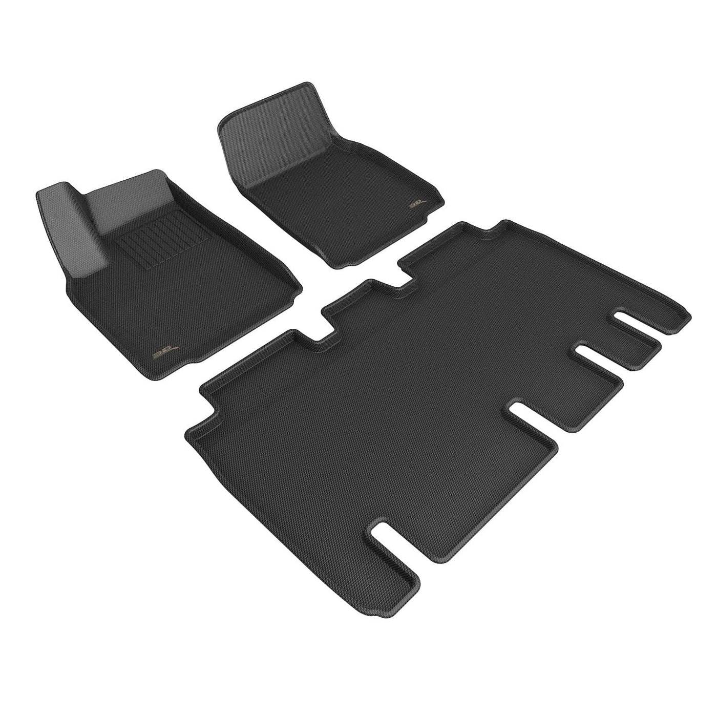 3D MAXpider Custom Fit All-Weather KAGU Series LHD Floor Mats For Tesla Model X 5 SEATS 2022-2023 - PimpMyEV