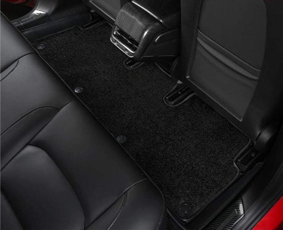 Omhoog gaan geluk Goedaardig Cow Hide Nappa Leather Premium Diamond Lattice Dual-Layer Car Floor Mats  Set for Tesla Model 3 (6 colors) 2017-2023 | PimpMyEV