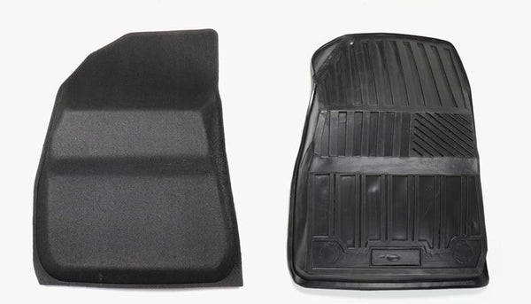 Tesla Model 3: Mehrschichtige 3D-Gummi-Allwetter-Fußmatten - Left Hand  Drive - Plugear