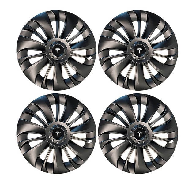 4PCS 19inch Turbine V2 Full Coverage Wheel Covers For Model 3 2020-2022 - PimpMyEV