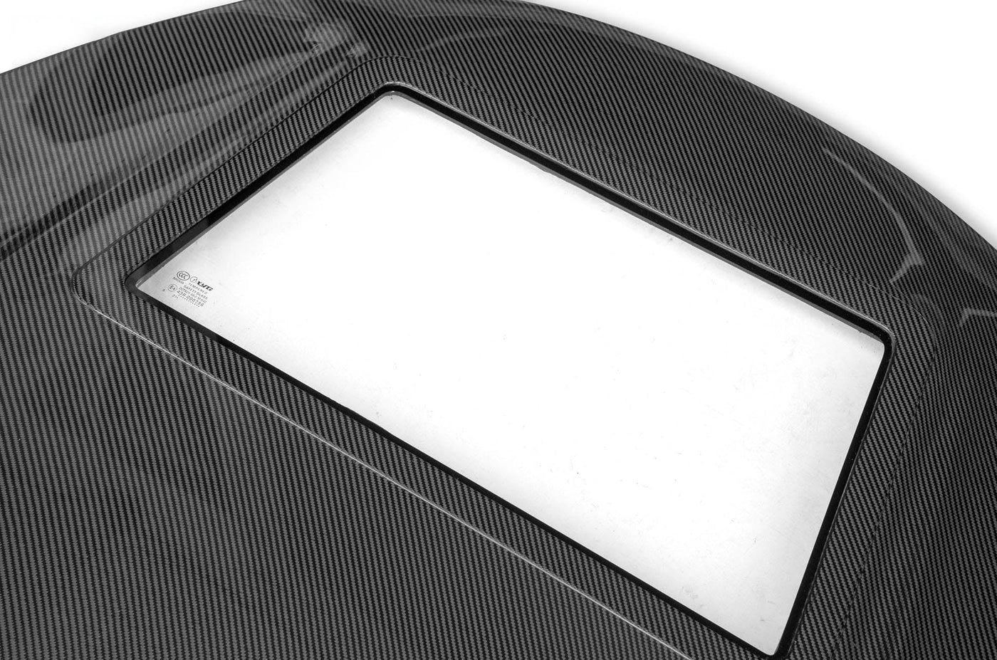 CMST Genuine Carbon Fiber Hood With Glass Window For Tesla Model 3 2017-2022 - PimpMyEV