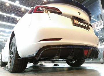 CMST Genuine Carbon Fiber Rear Diffuser Model 3 V2 2017-2022 - PimpMyEV