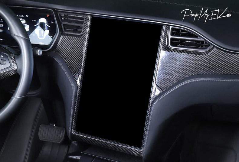 Tesla Model S Interior Carbon Fiber