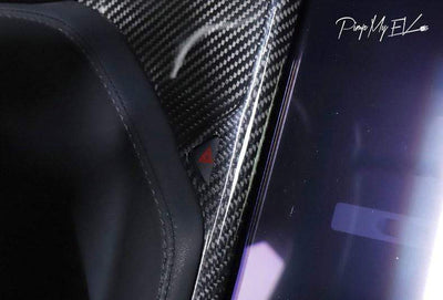 Genuine Carbon Fiber Dashboard Trim For Model X (Gloss) - PimpMyEV