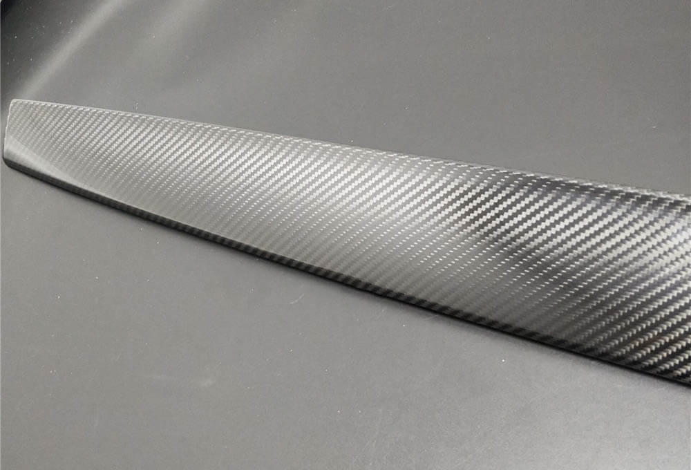 Genuine Carbon Fiber Single Piece Dashboard Trim for Model Y (Gloss) - PimpMyEV
