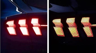 Rear Tail Light Decorative Honeycomb Stickers For Ford Mustang Mach-E 2021-2022 - PimpMyEV