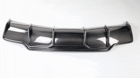Genuine Carbon Fiber Diffuser For Model 3 (Gloss) - PimpMyEV