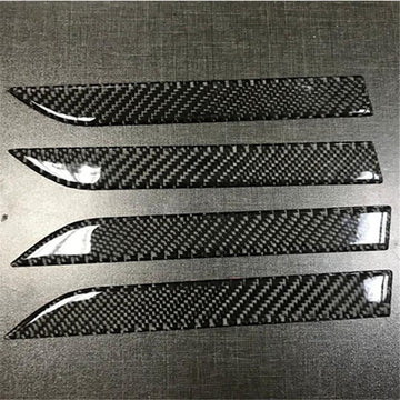 4PCS Carbon Fiber Style Door Handle Protection Covers for Model X - PimpMyEV
