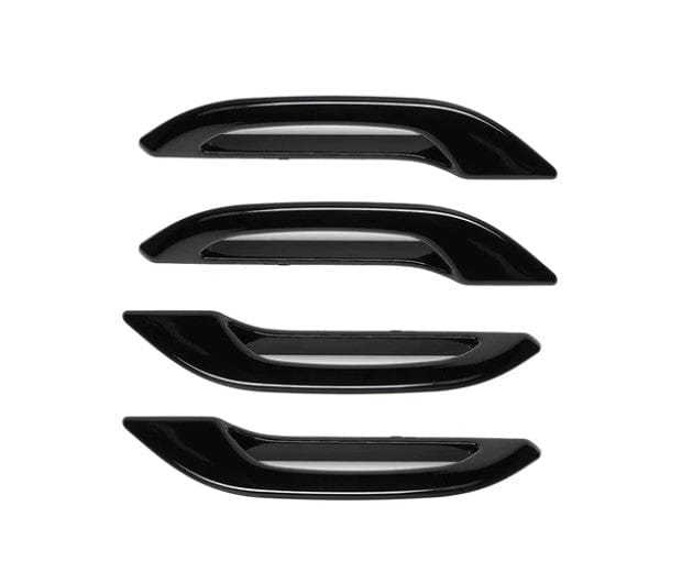 Fit For Tesla Model 3 2017-2024 Gloss Black Outside Door Handle Cover Trim  4pcs
