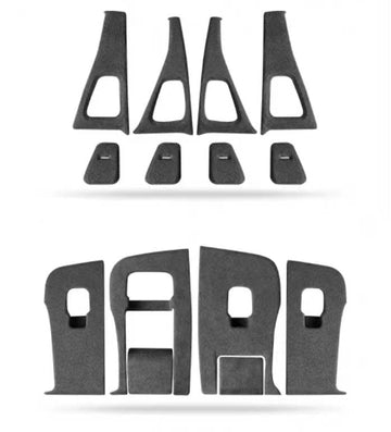 Alcantara Window & Door Switch Protective Hard Covers For Model 3 2020-2022 - PimpMyEV