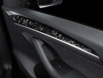 Genuine Carbon Fiber Door Trims for Model Y (Forged) 2021+ - PimpMyEV