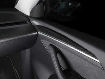 Genuine Carbon Fiber Door Trims for Model Y (Matte) 2021+ - PimpMyEV