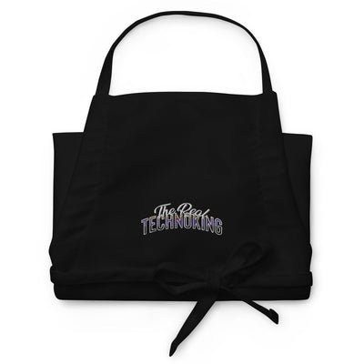 Elon Musk The Real Technoking Embroidered Apron - PimpMyEV