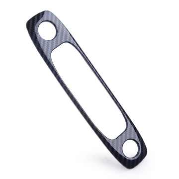 2PCs Carbon Fiber Style Spotlight Cover Plates (front and back) for Model 3 - PimpMyEV