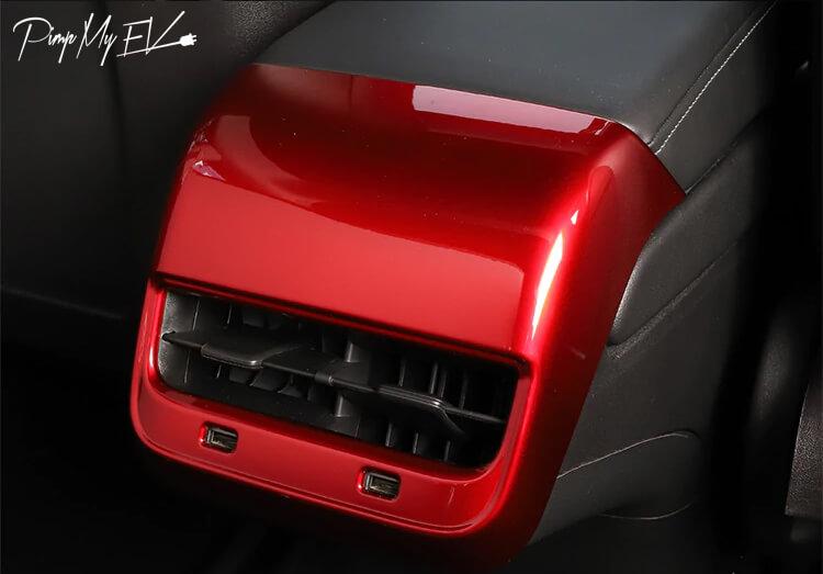 ABS Rear Air Conditioner Vent Fascia for Model 3 (2 colors) - PimpMyEV