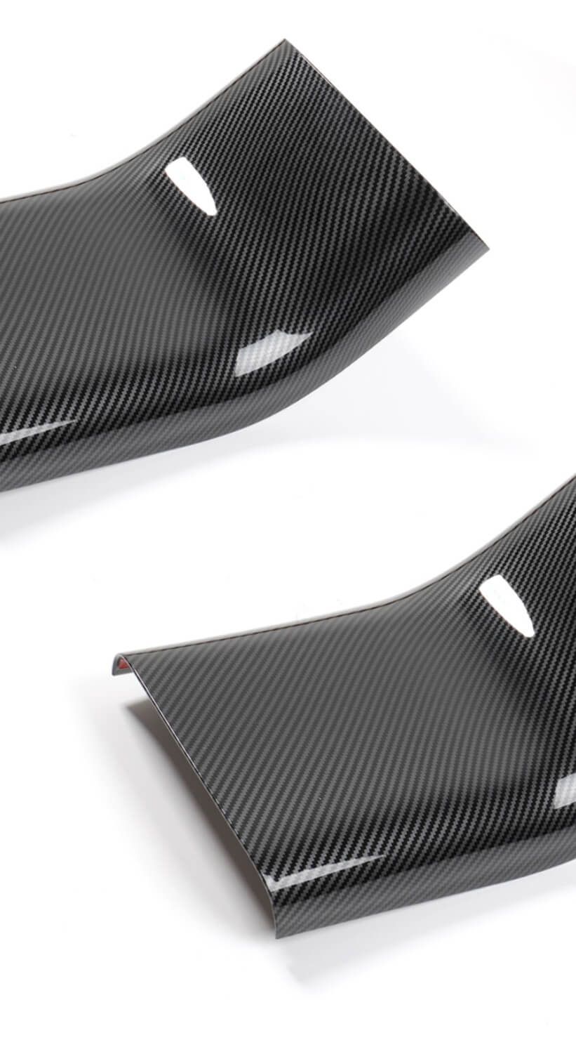 Carbon Fiber Style Rear AC Vent Lower Cover For Model 3 & Y - PimpMyEV