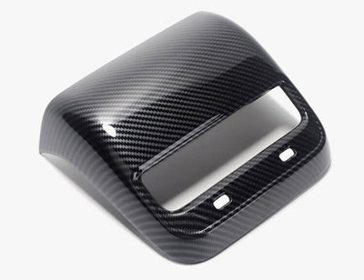 Carbon Fiber Style Rear Air Conditioner Vent Fascia for Model Y (Gloss) - PimpMyEV