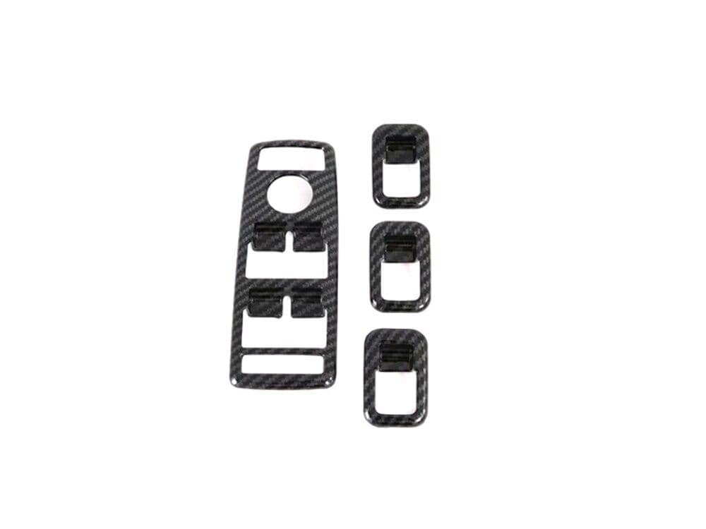 Carbon Fiber Style Window & Door Switch Covers for Model X (Left Hand Drive) - PimpMyEV