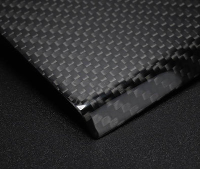 Genuine Carbon Fiber Center Console Fascia Kit for Model 3 (Gloss) - PimpMyEV