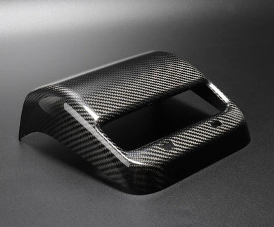 Genuine Carbon Fiber Rear Air Conditioner Vent Fascia for Model Y (Gloss) - PimpMyEV