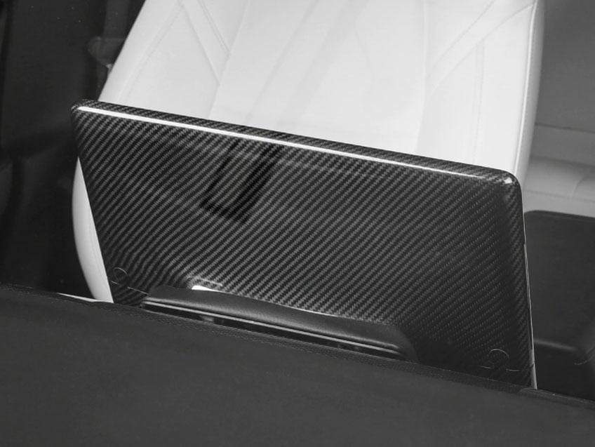 Genuine Carbon Screen Rear Cover for Model 3 (Gloss) 2017-2021 - PimpMyEV