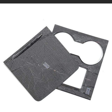 Genuine Forged Carbon Fiber Center Console Cover Kit for Model Y (Gloss) 2021 - PimpMyEV