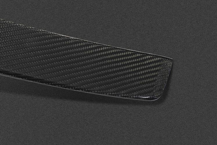 Genuine Carbon Fiber Front Lip for Model S (Gloss) - PimpMyEV