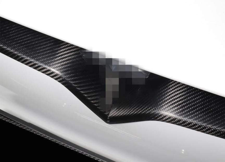 Genuine Carbon Fiber Front Lip for Model X (Gloss) - PimpMyEV