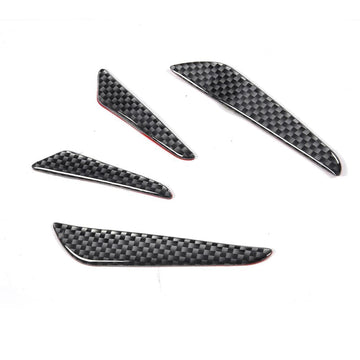 4Pcs Carbon Fiber Design Door Anti-collision Rubber Strips - PimpMyEV