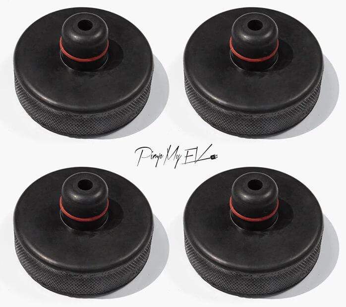 For Tesla Model 3 Y Lifting Jack Pads 1/4Pcs Rubber Pucks Chassis Stands  Hard-wearing Jack Rubber Pad Car Accessories